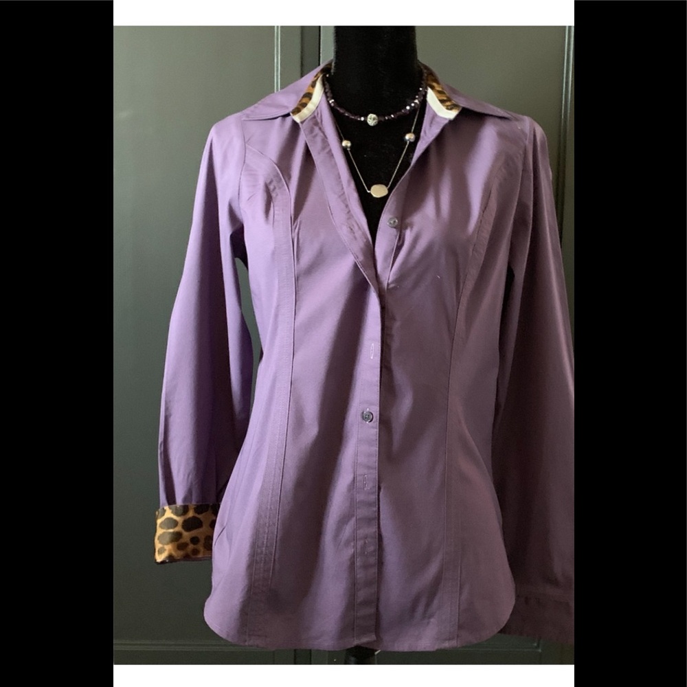Express sz M purple blouse .  Excellent condition